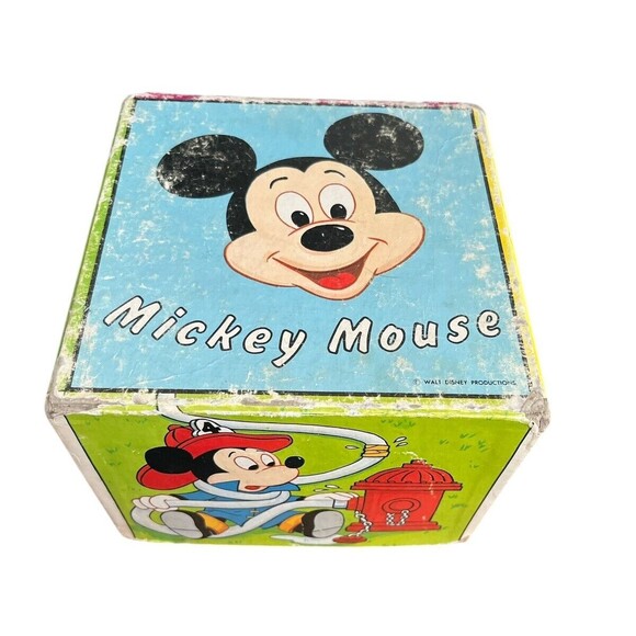 Vimtage Walt Disney Stacking 10 Boxes- Mickey Mouse, Donald Duck-1980s - Picture 6 of 15